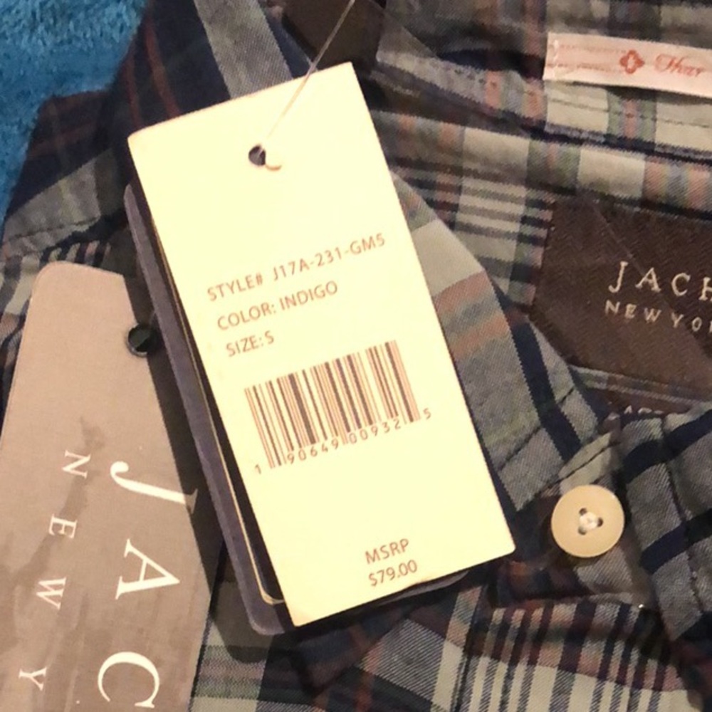 JACHS short slevee shirt made with indigo dye